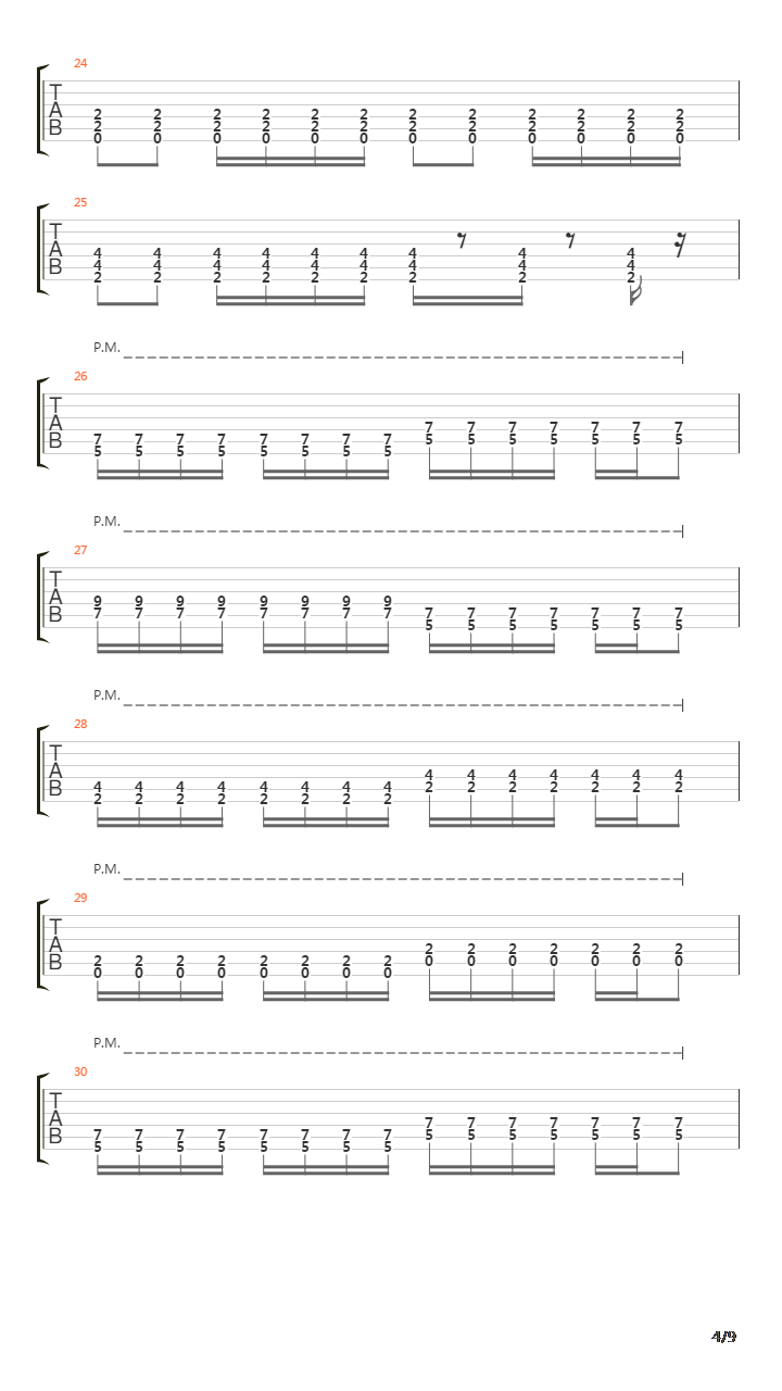 Audisi吉他谱
