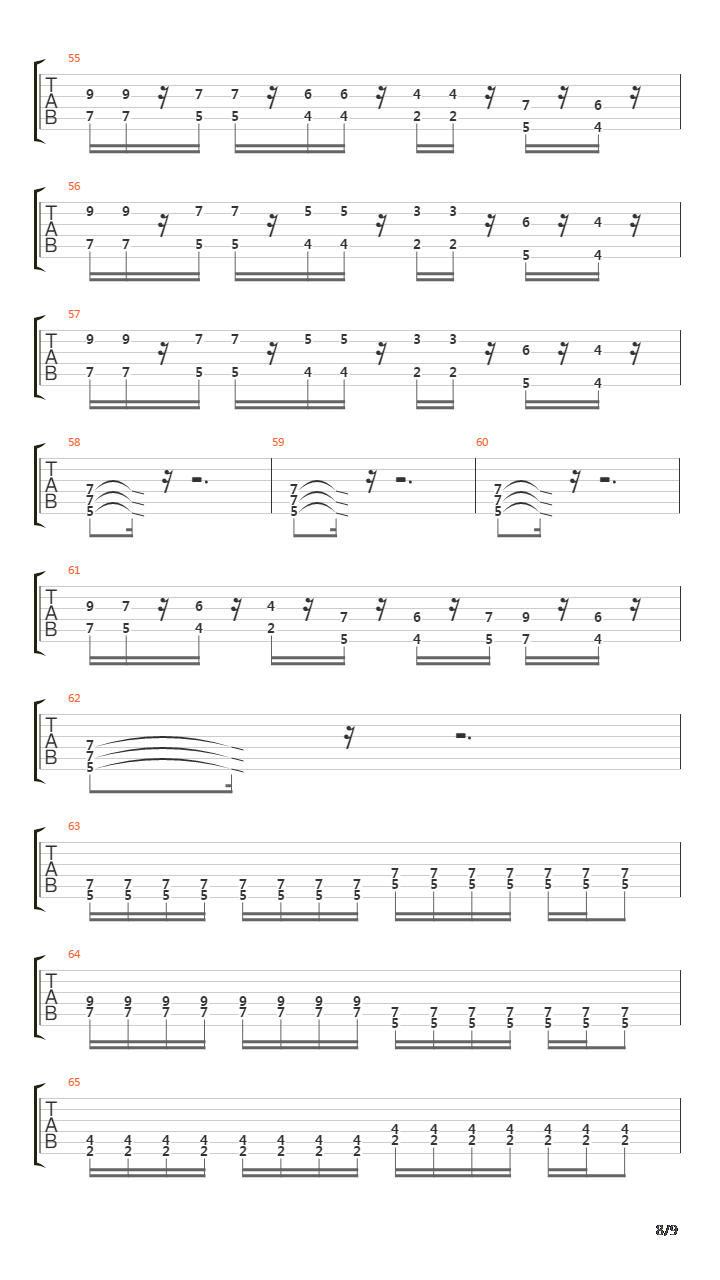 Audisi吉他谱