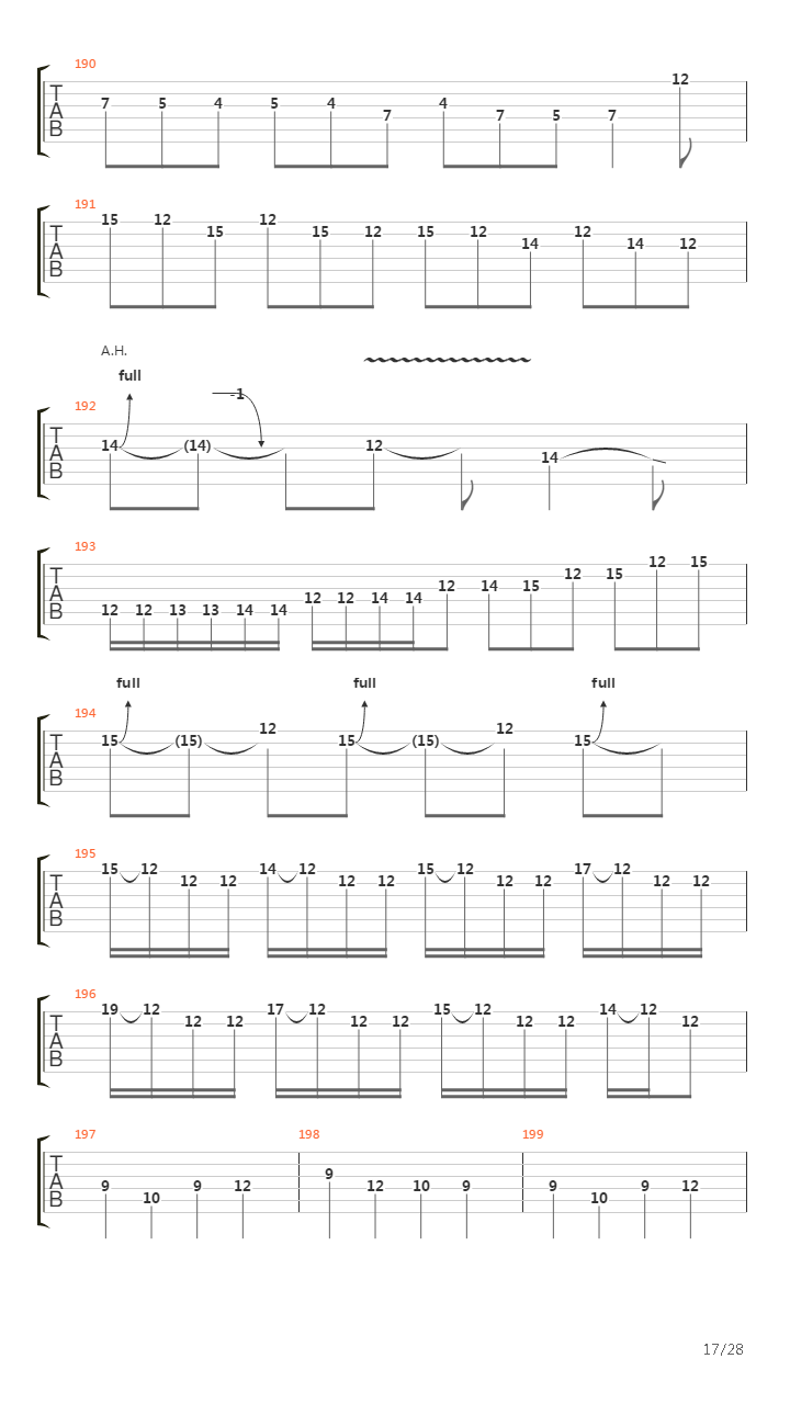 Feanor吉他谱