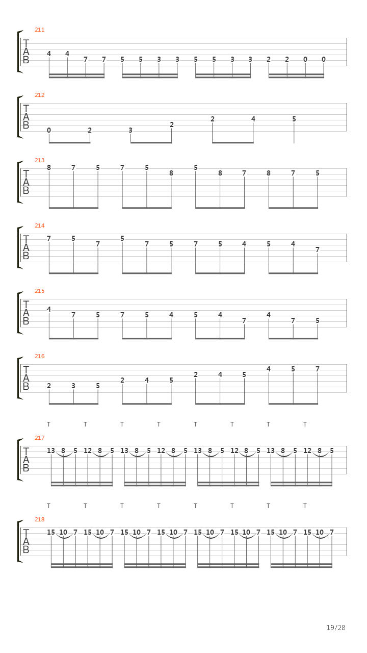 Feanor吉他谱