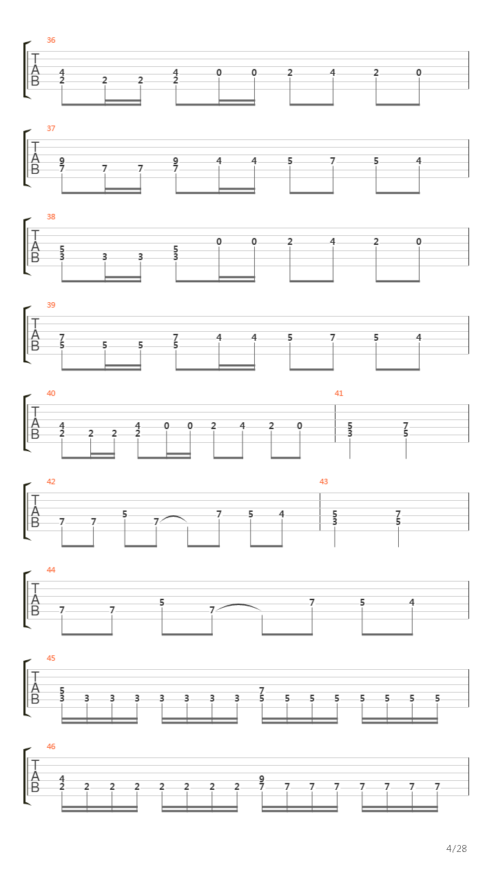Feanor吉他谱