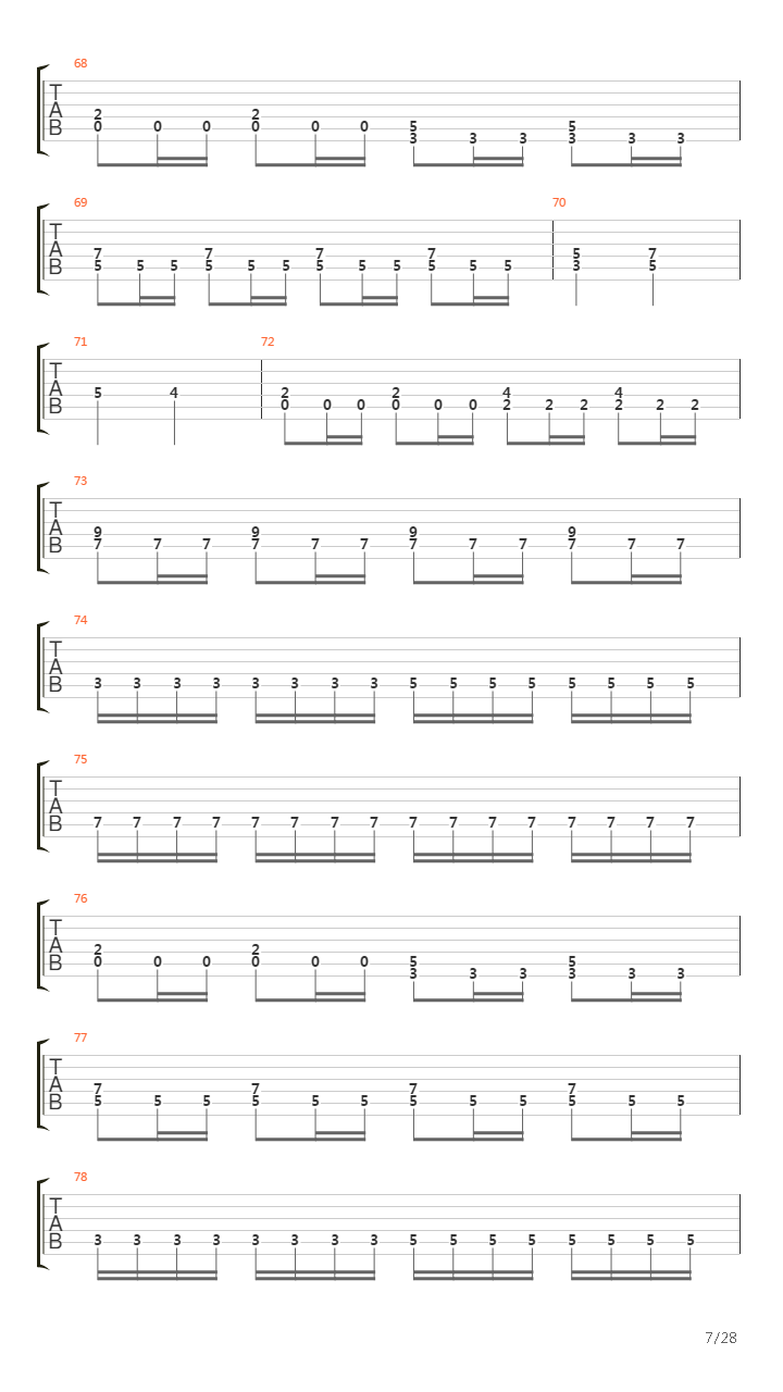 Feanor吉他谱