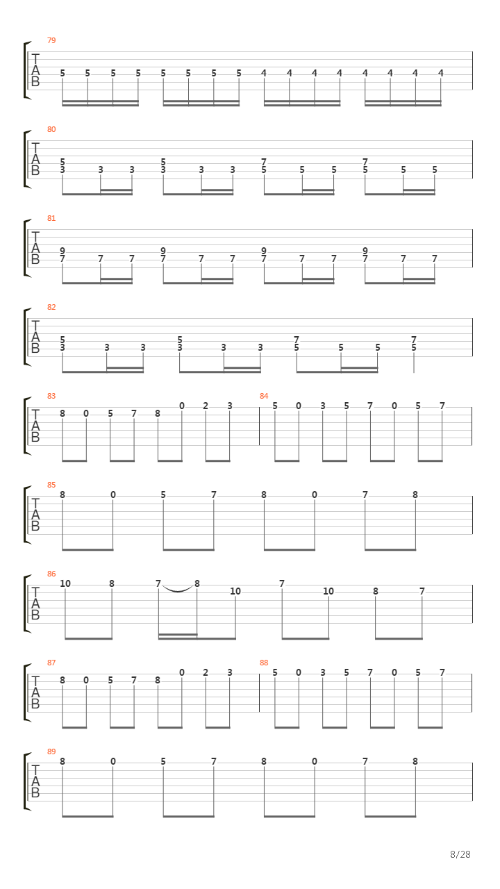 Feanor吉他谱