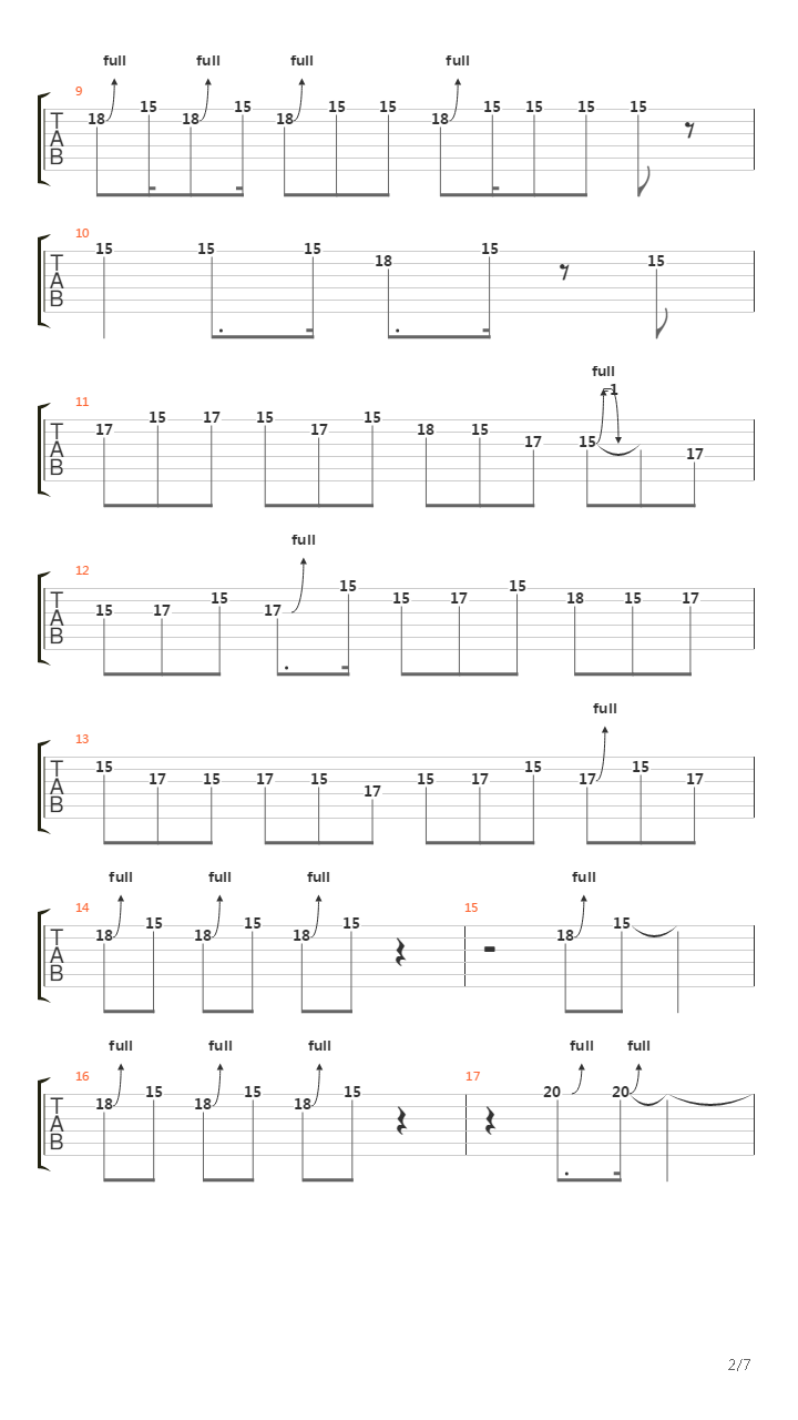 Further On Up The Road吉他谱