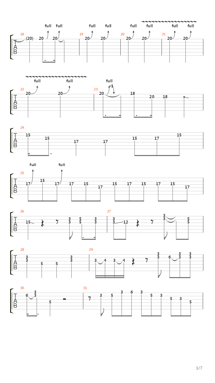 Further On Up The Road吉他谱