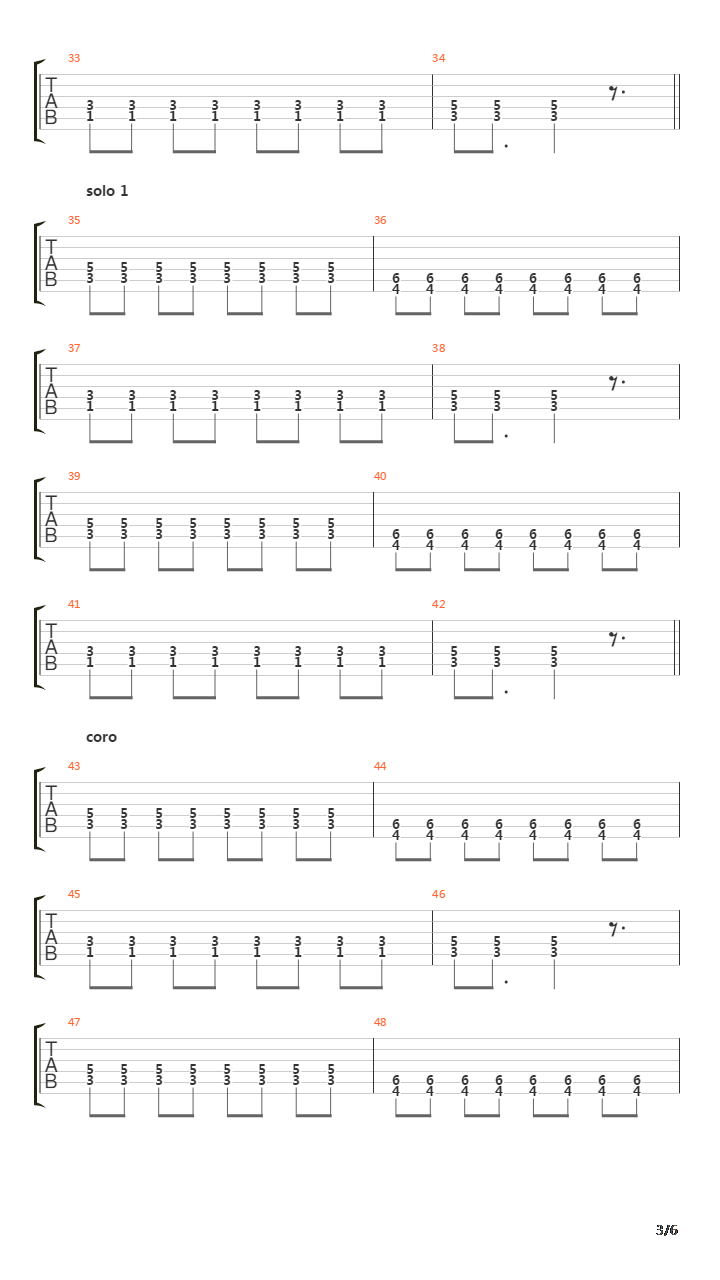 Os engañan吉他谱