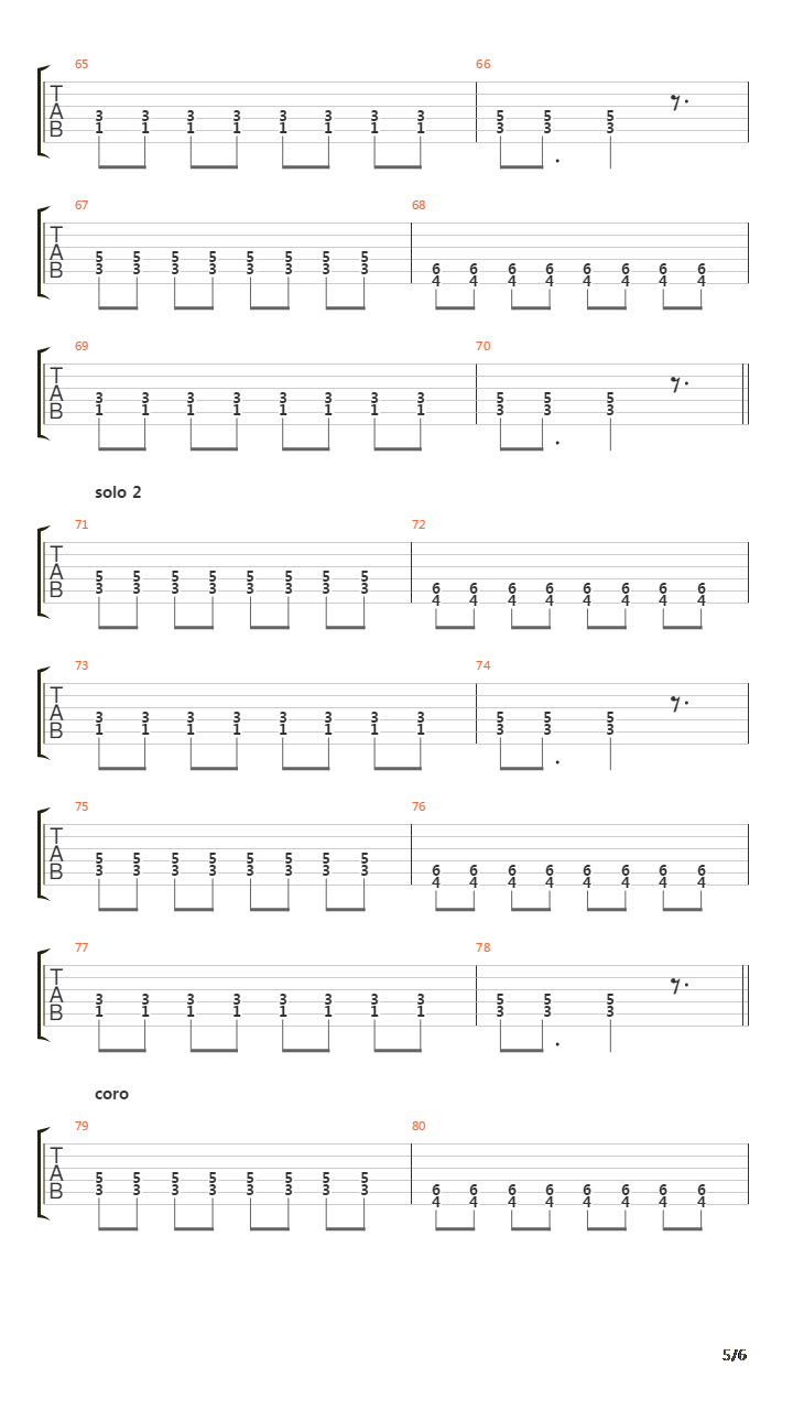 Os engañan吉他谱