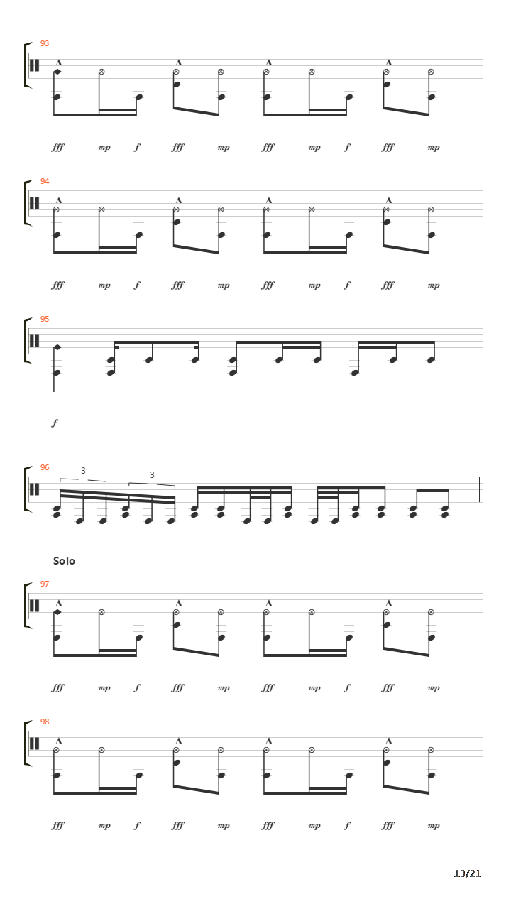 The Final Countdown吉他谱