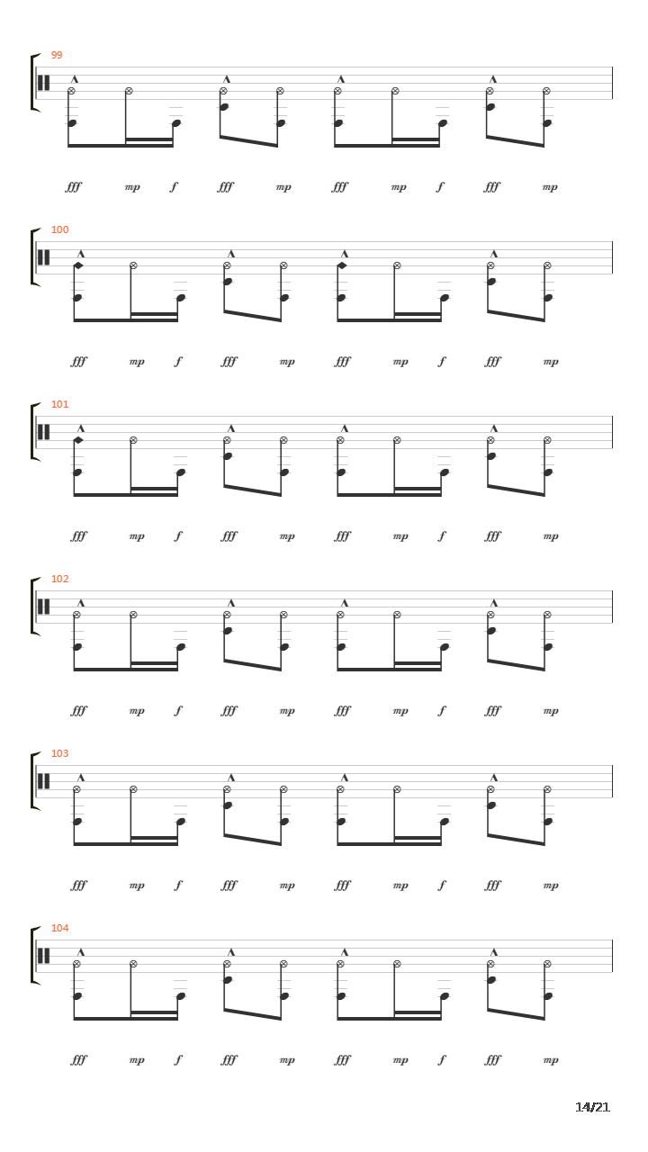 The Final Countdown吉他谱