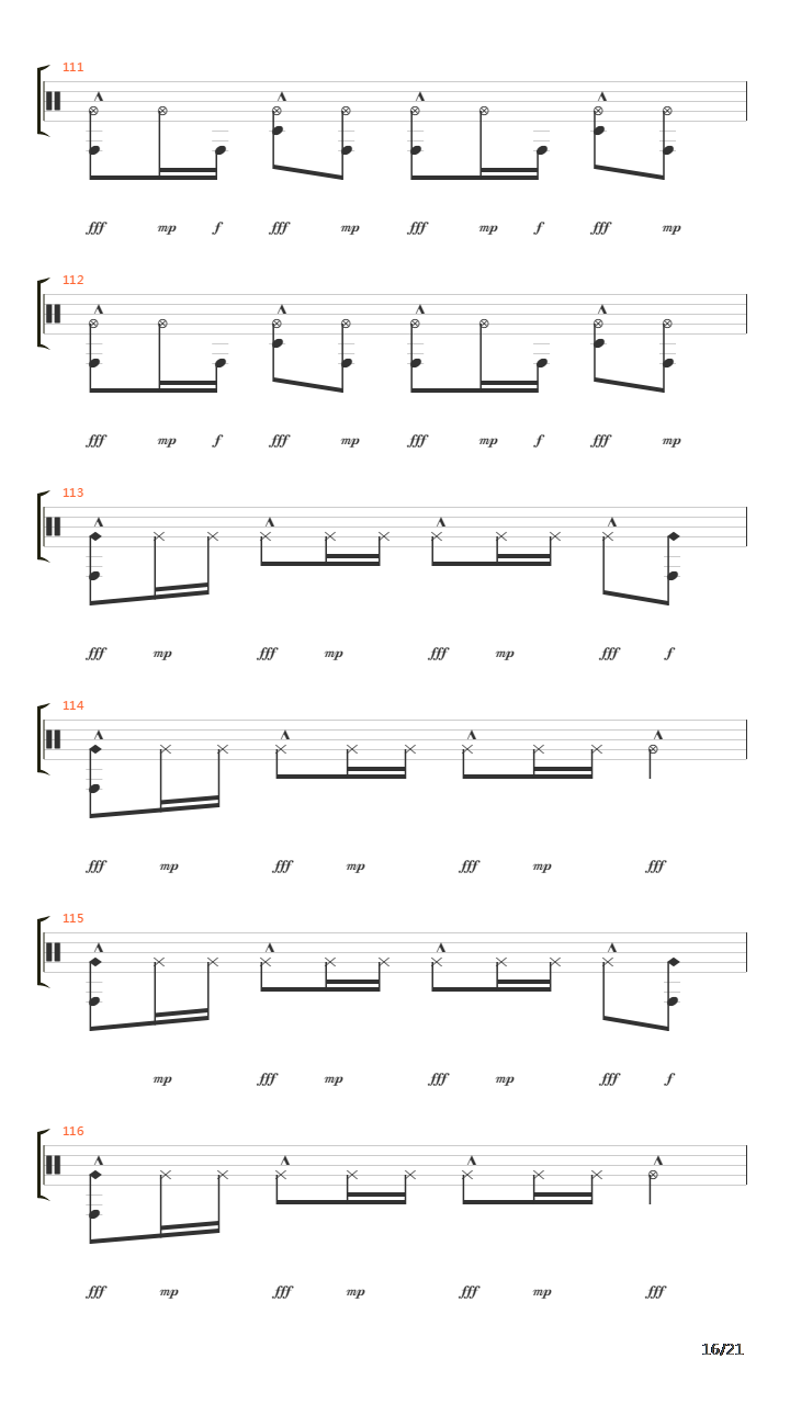 The Final Countdown吉他谱