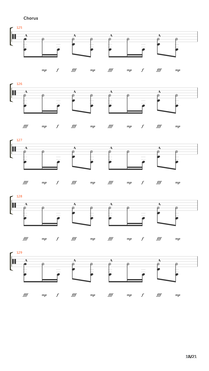 The Final Countdown吉他谱