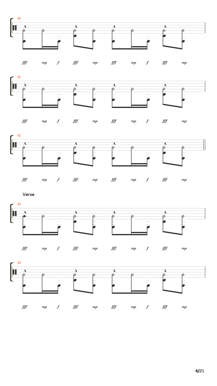 The Final Countdown吉他谱