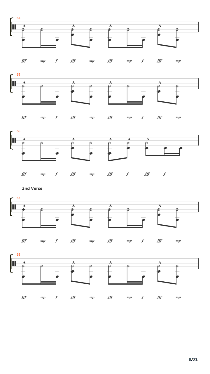 The Final Countdown吉他谱