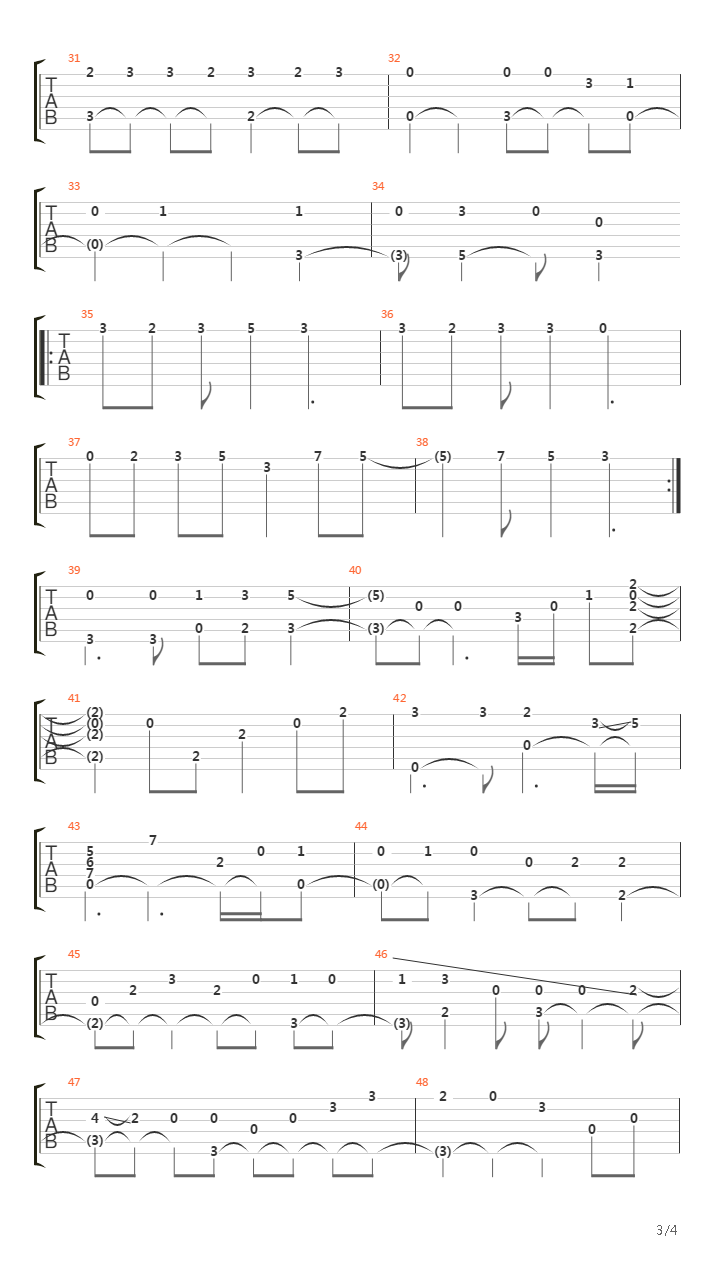 Espirito Santo吉他谱