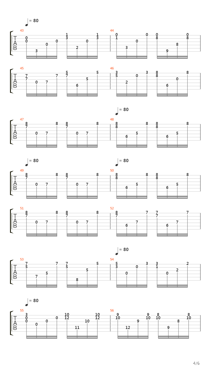 Etude 16 No. 23吉他谱