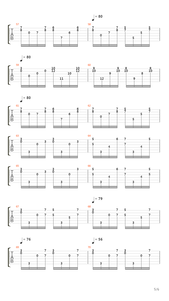 Etude 16 No. 23吉他谱