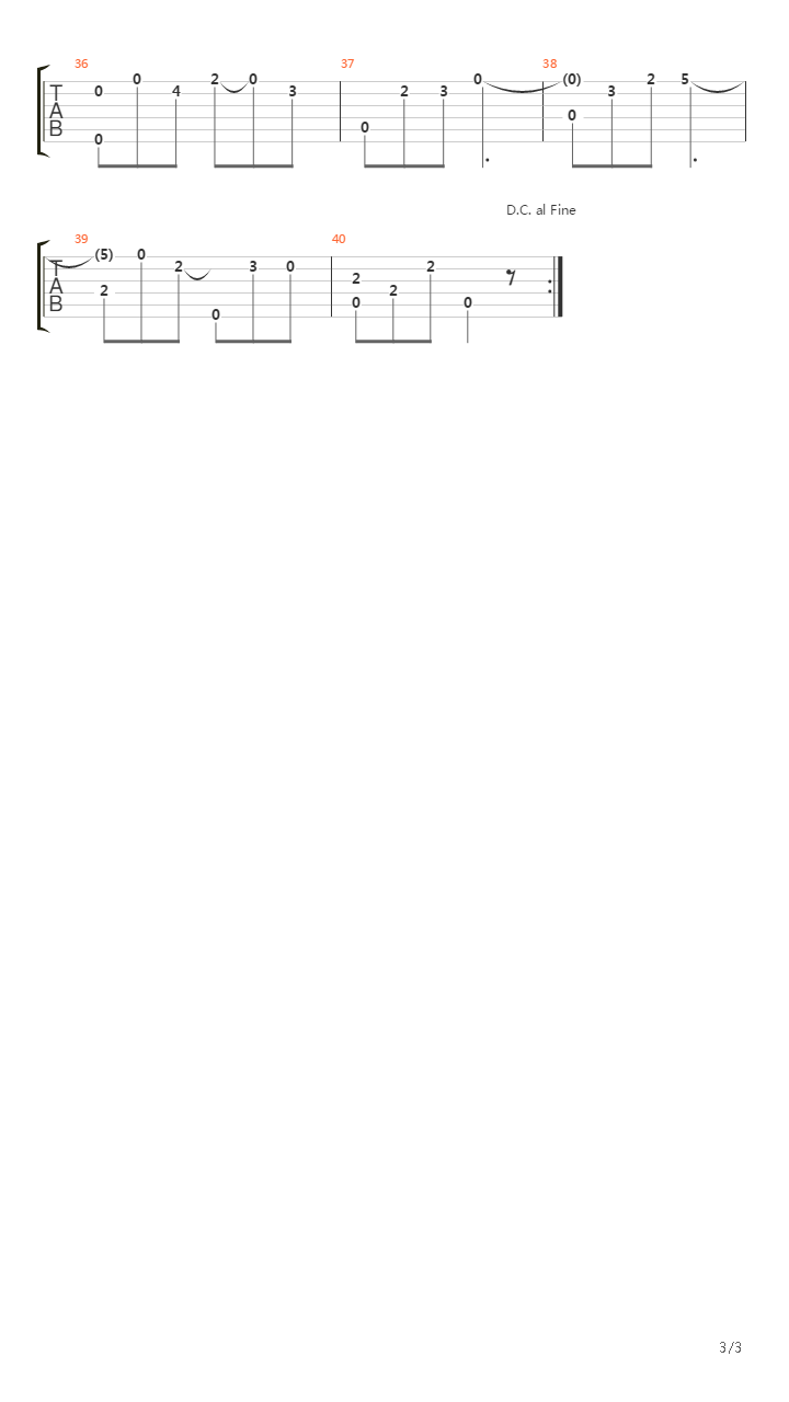 Etudes Op.60 No.5（25首渐进练习曲 作品60号 No.5）吉他谱