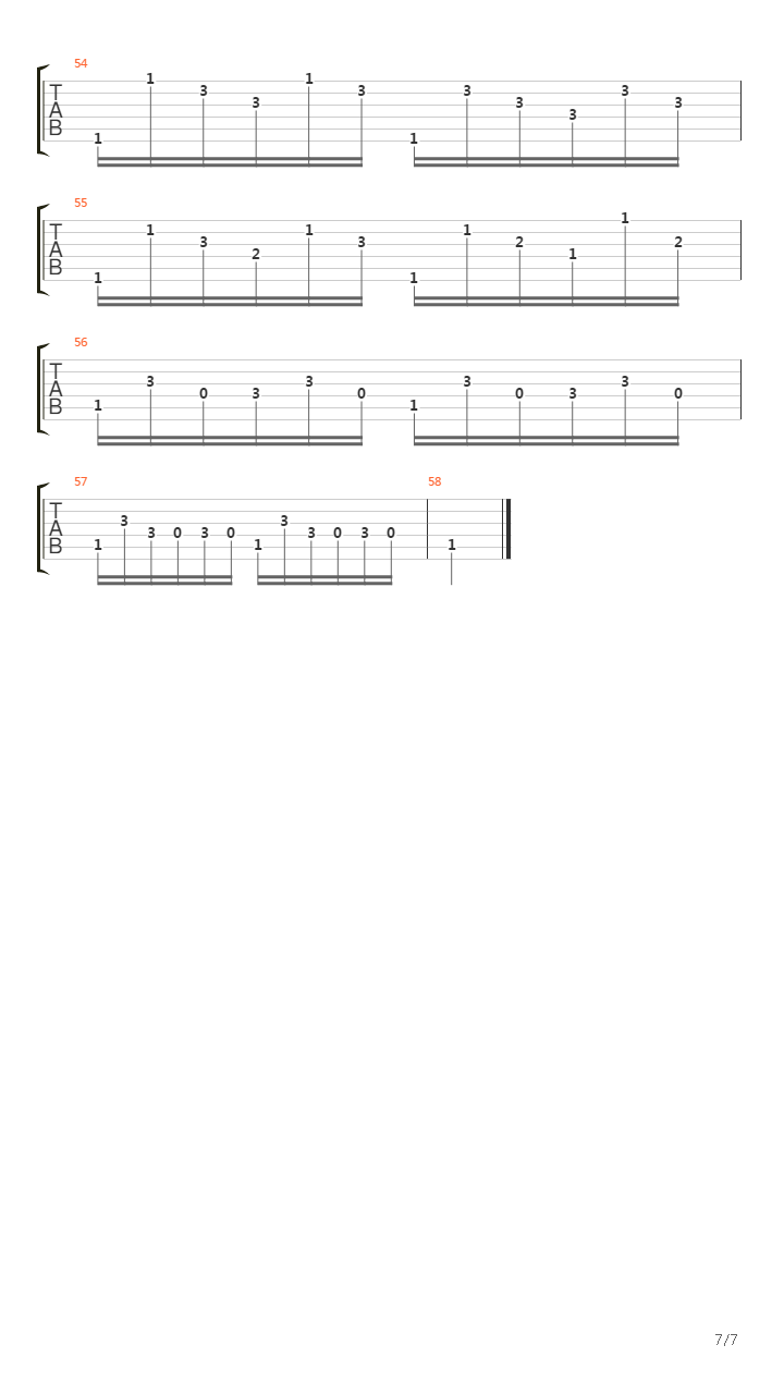Study No. 19吉他谱