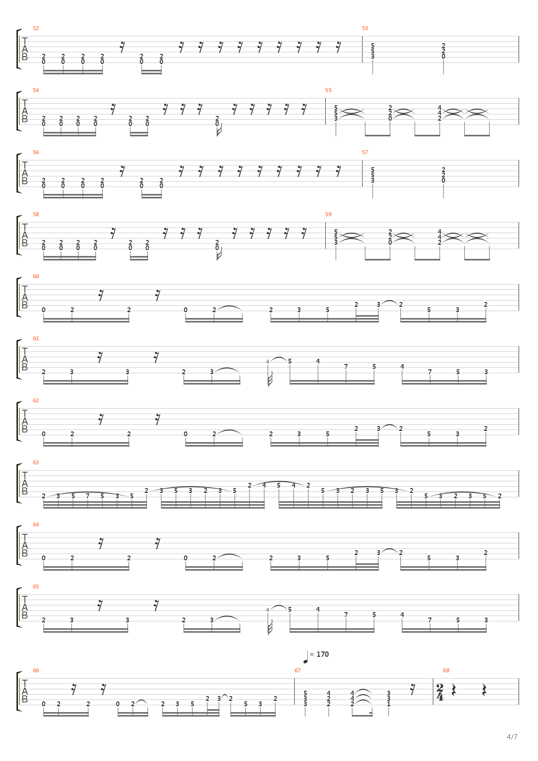 Wall Of Sound吉他谱