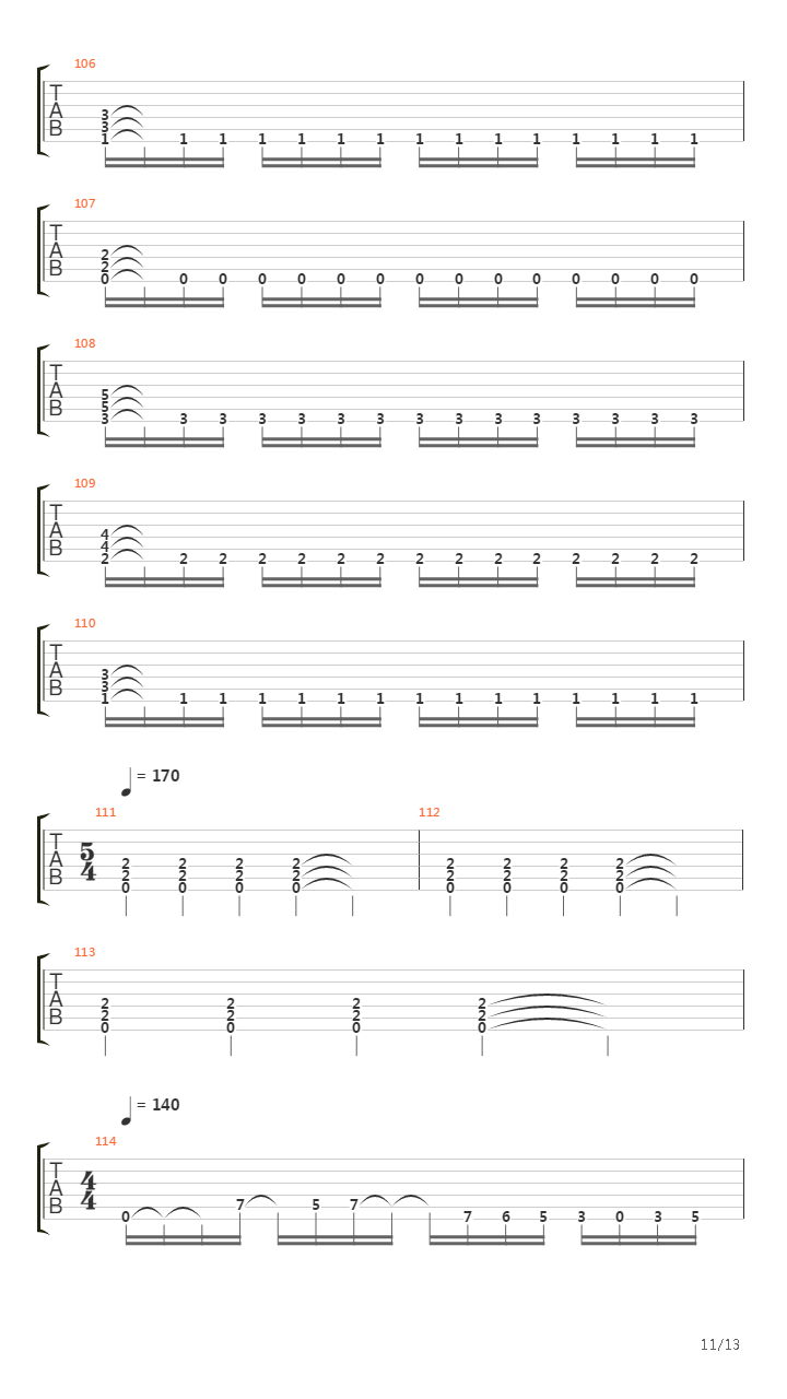 Wall Of Sound吉他谱