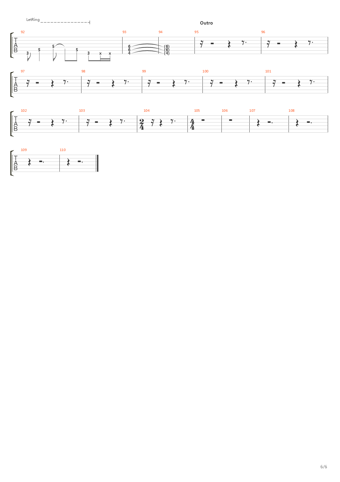 Canto 34吉他谱