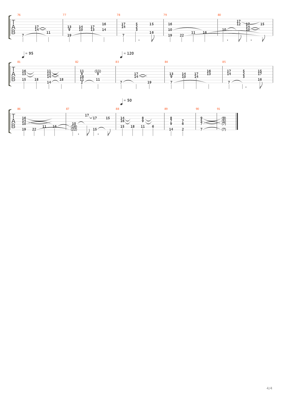 Agony吉他谱