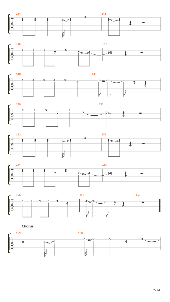 Bridge Burning吉他谱