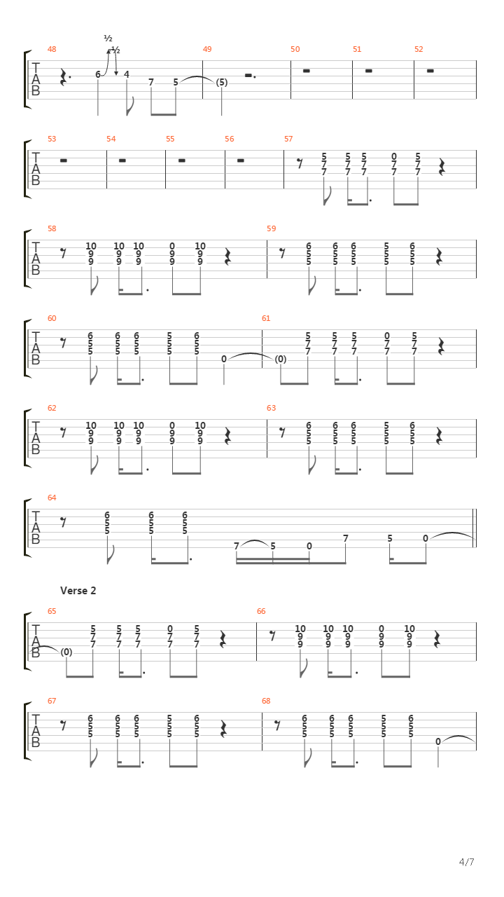 Rope吉他谱