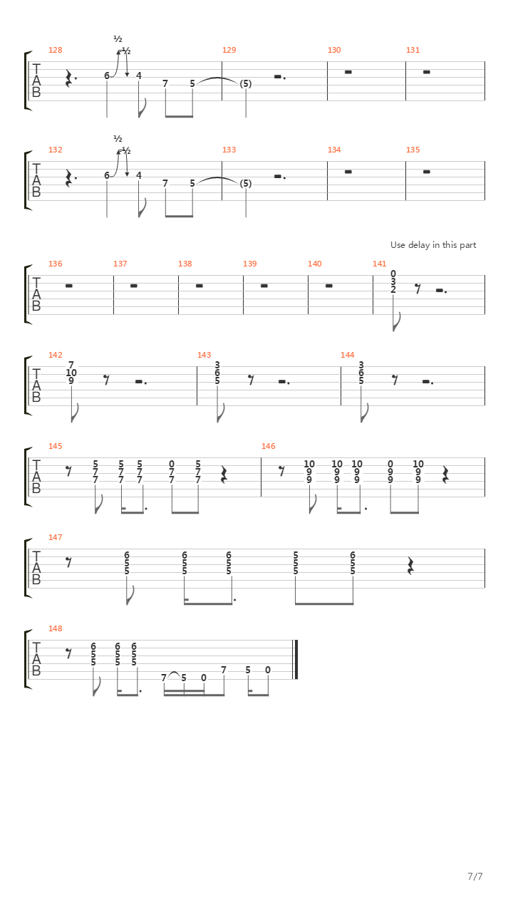 Rope吉他谱