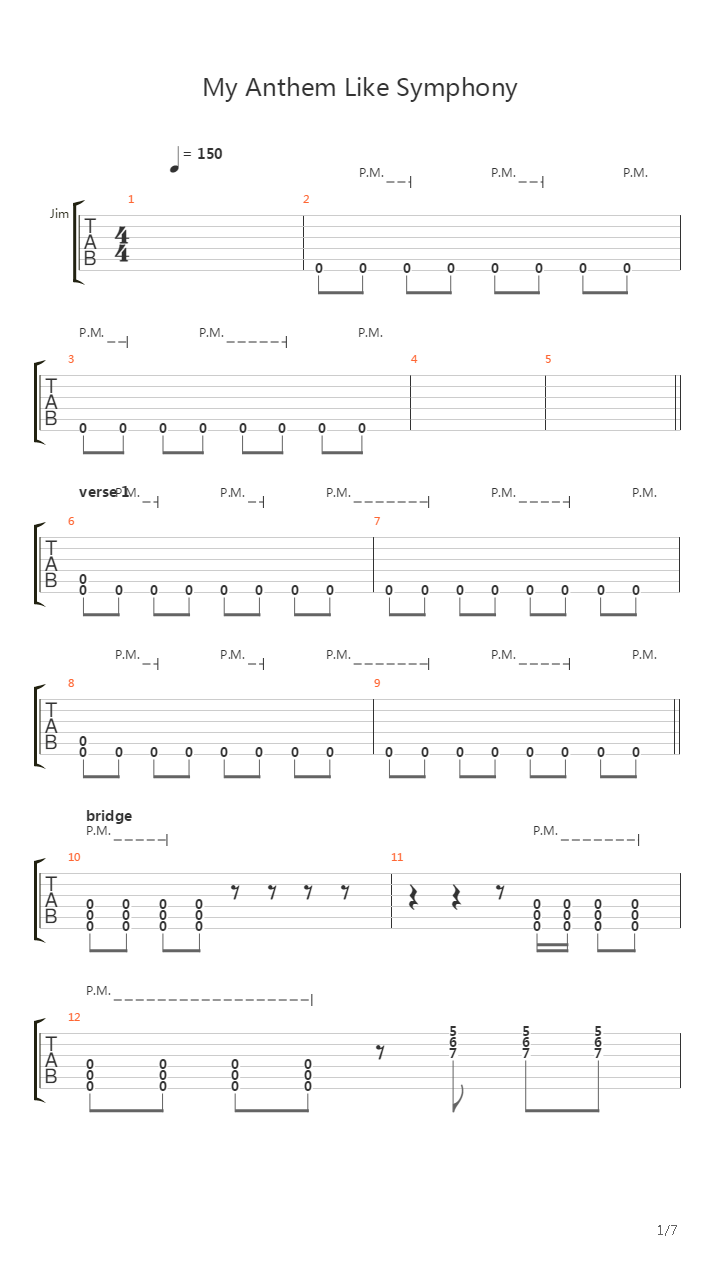 My Anthem - Like Symphony吉他谱