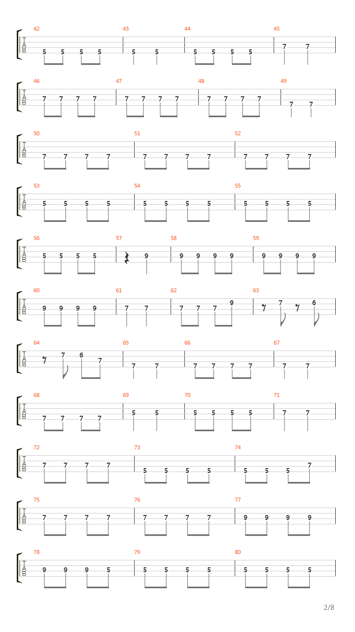 Historia De Verao吉他谱