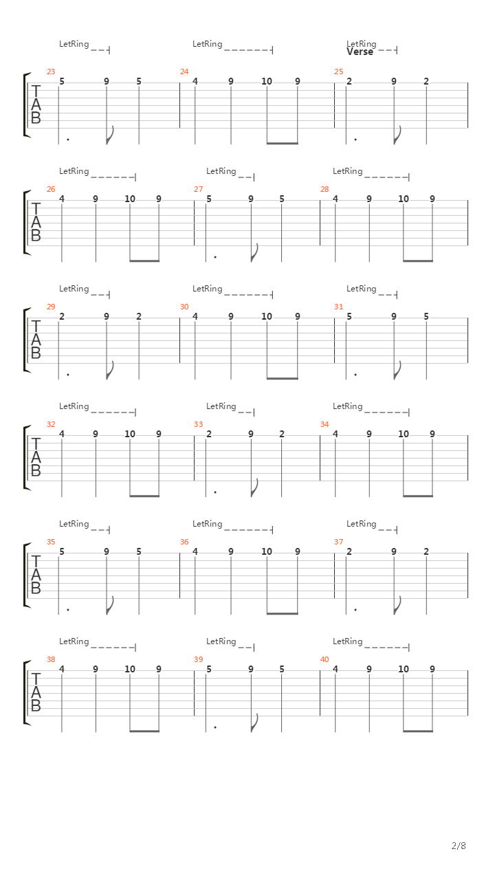 The Hard Way吉他谱