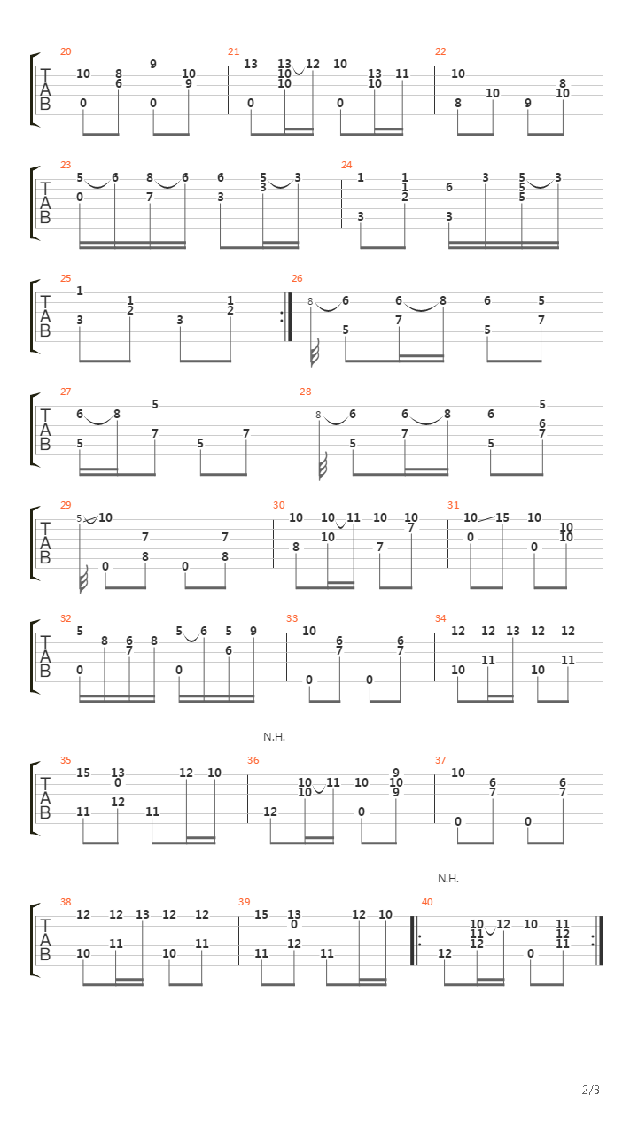 Momento Musicale Op.94 No.2吉他谱