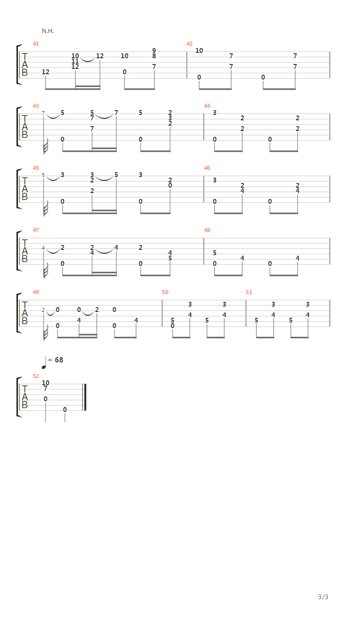 Momento Musicale Op.94 No.2吉他谱