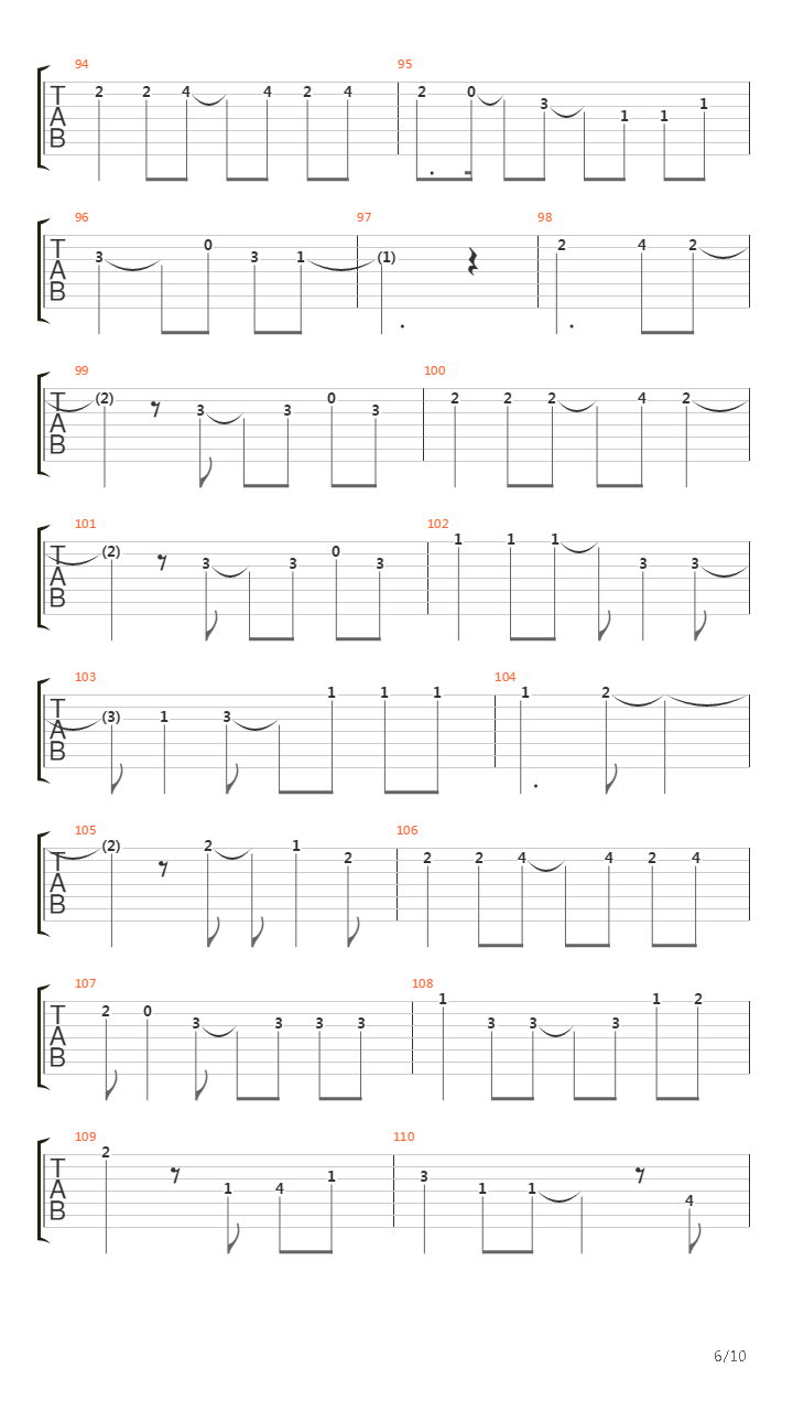 Journey Through The Decade吉他谱