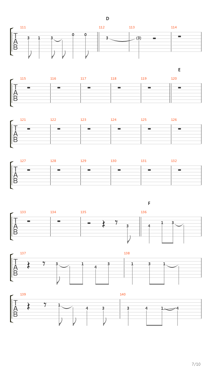 Journey Through The Decade吉他谱