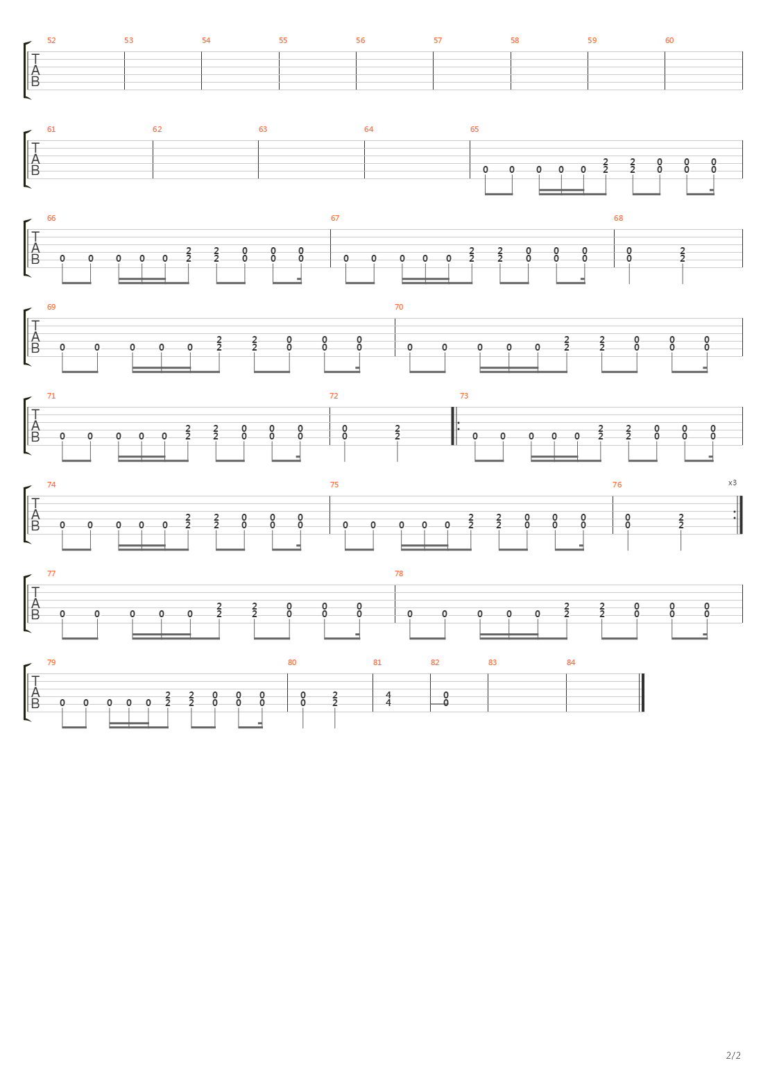 Escalofrio吉他谱