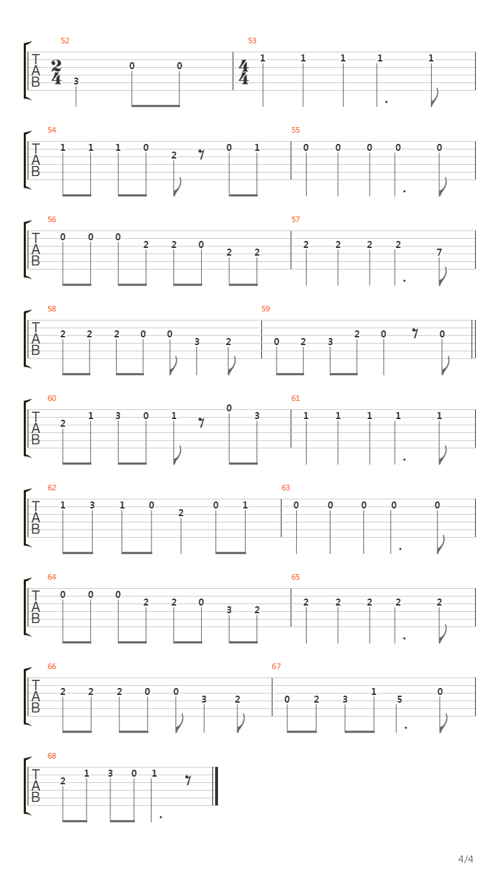 La Ballade Des Baladins吉他谱