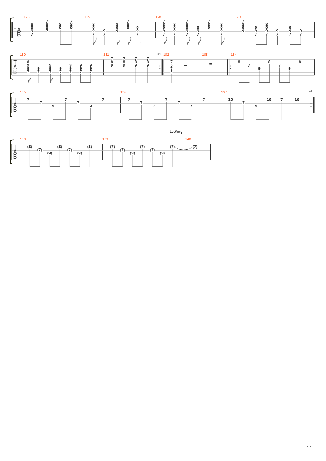 Tschuss吉他谱