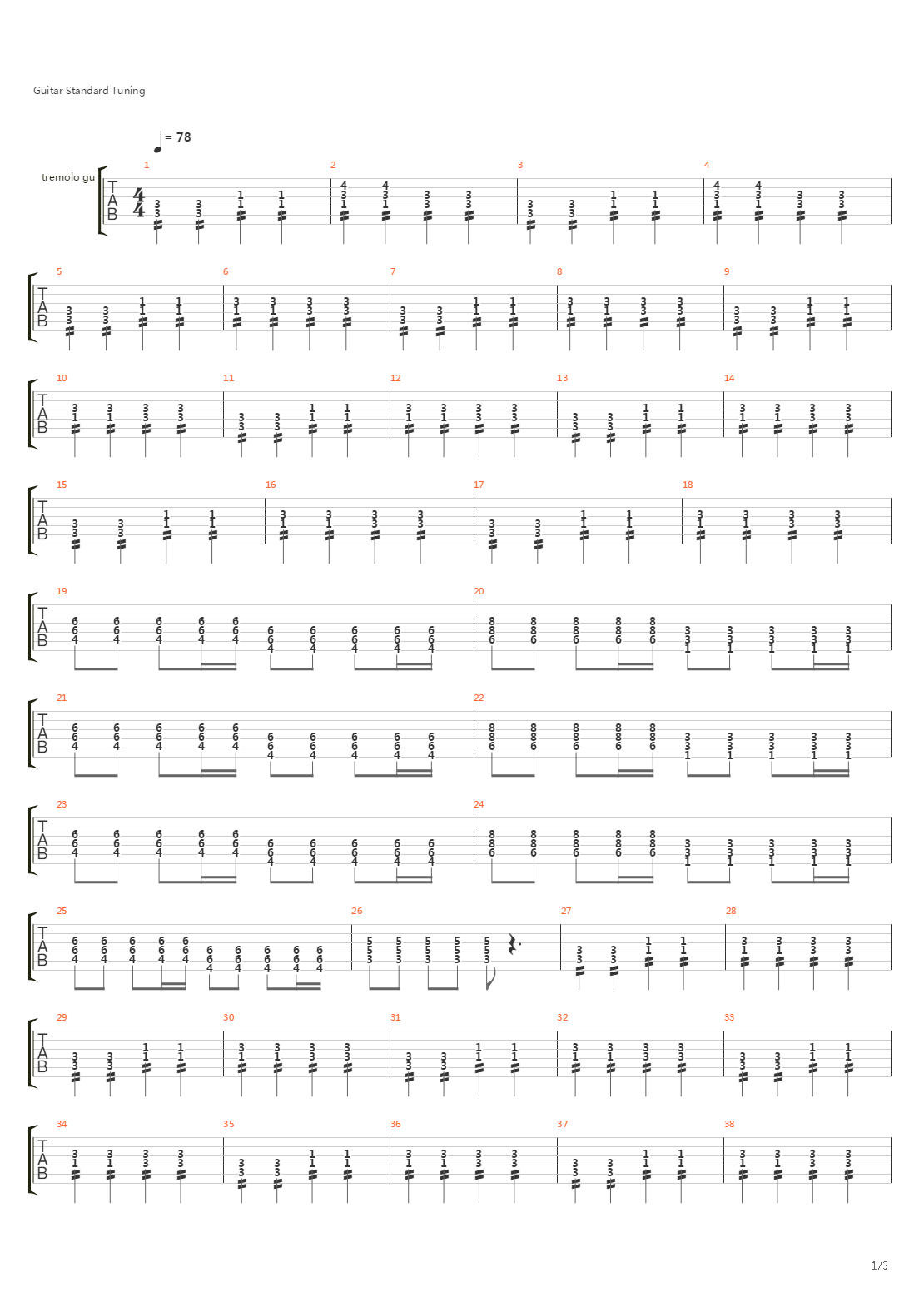 Bulevard Of Brocken Drems吉他谱