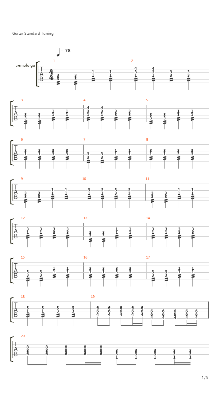 Bulevard Of Brocken Drems吉他谱