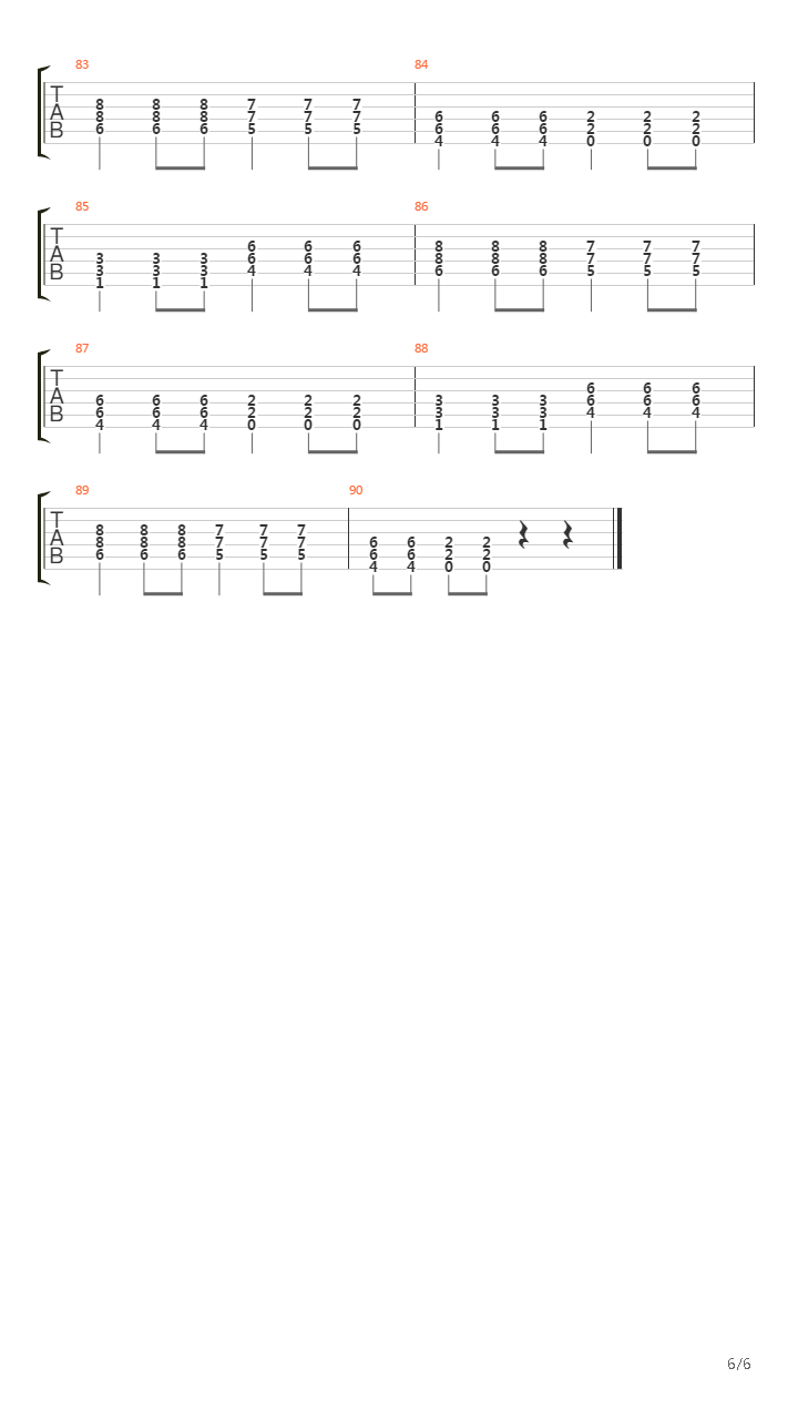 Bulevard Of Brocken Drems吉他谱