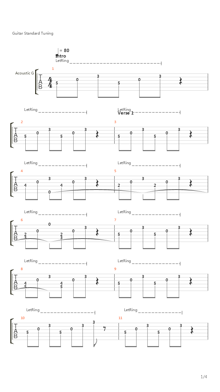 When It's Time (Broadway Version)吉他谱