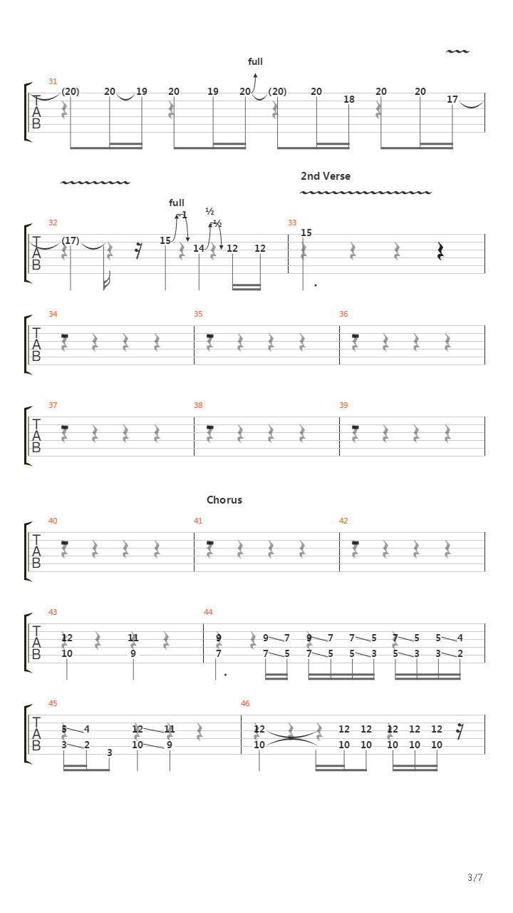 Knockin' On Heaven's Door (Standard Tuned) Tab吉他谱