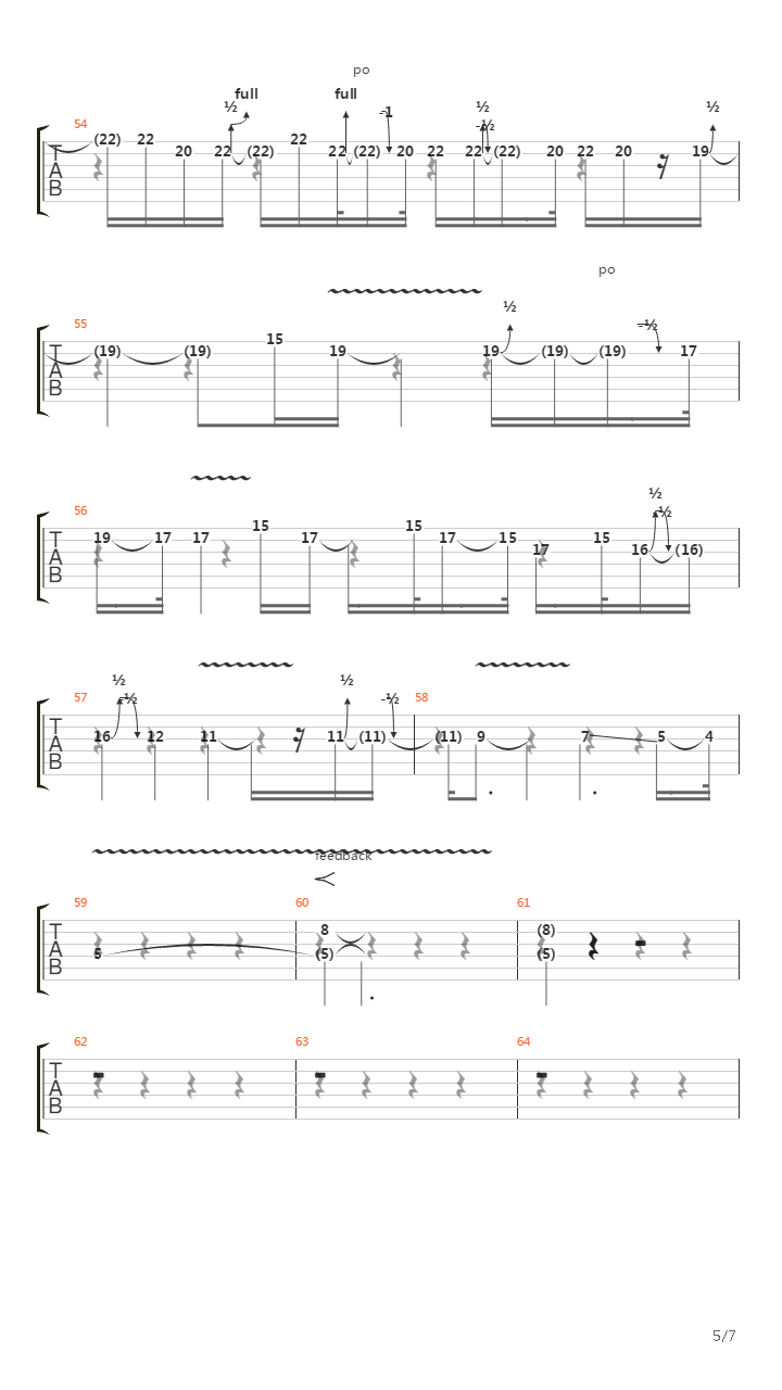 Knockin' On Heaven's Door (Standard Tuned) Tab吉他谱