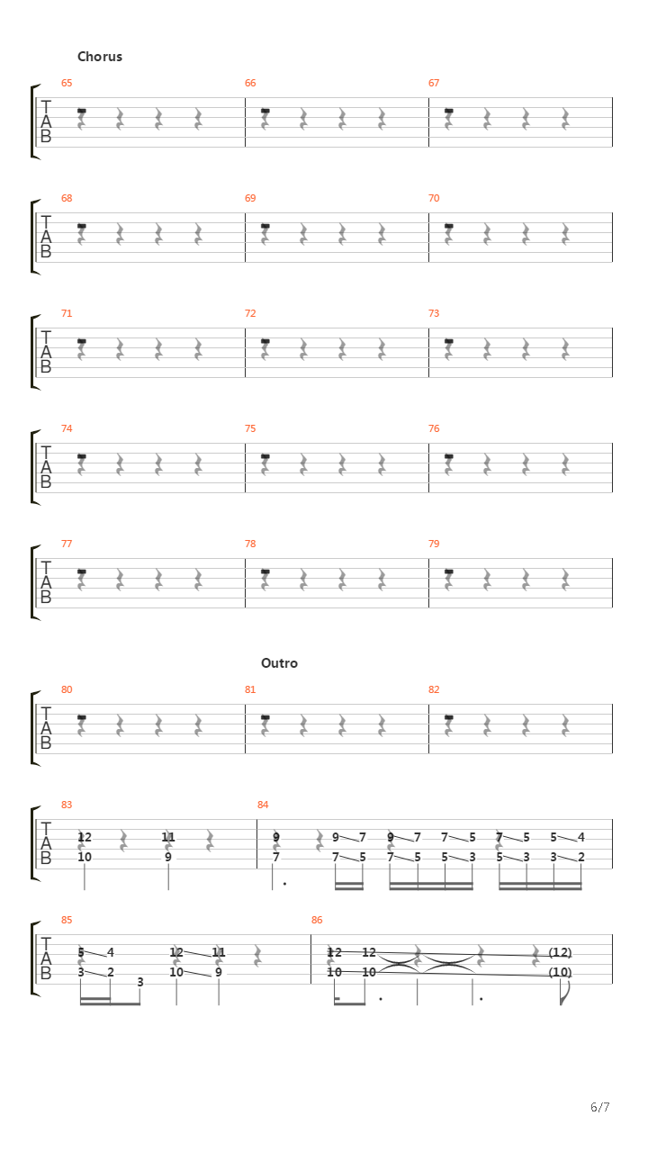 Knockin' On Heaven's Door (Standard Tuned) Tab吉他谱