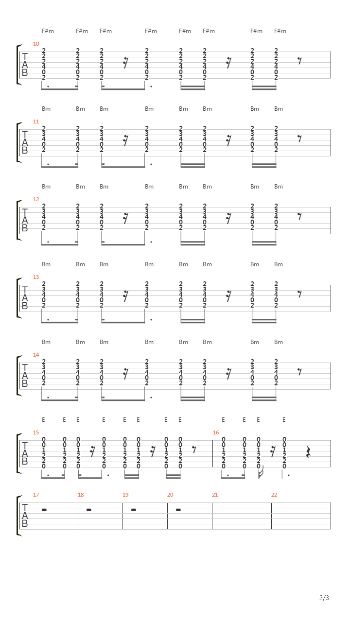 Elfida吉他谱