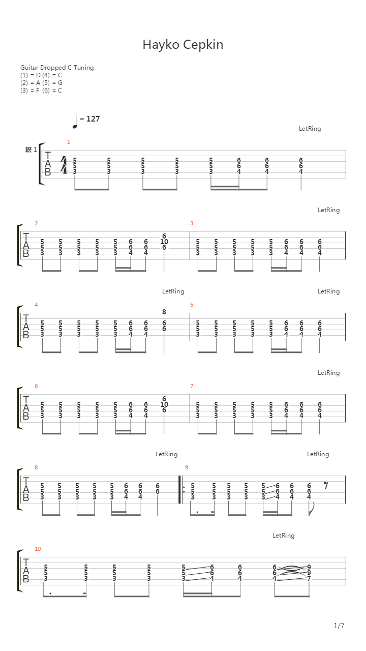 Bertaraf Et吉他谱