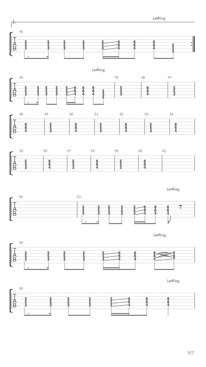 Bertaraf Et吉他谱