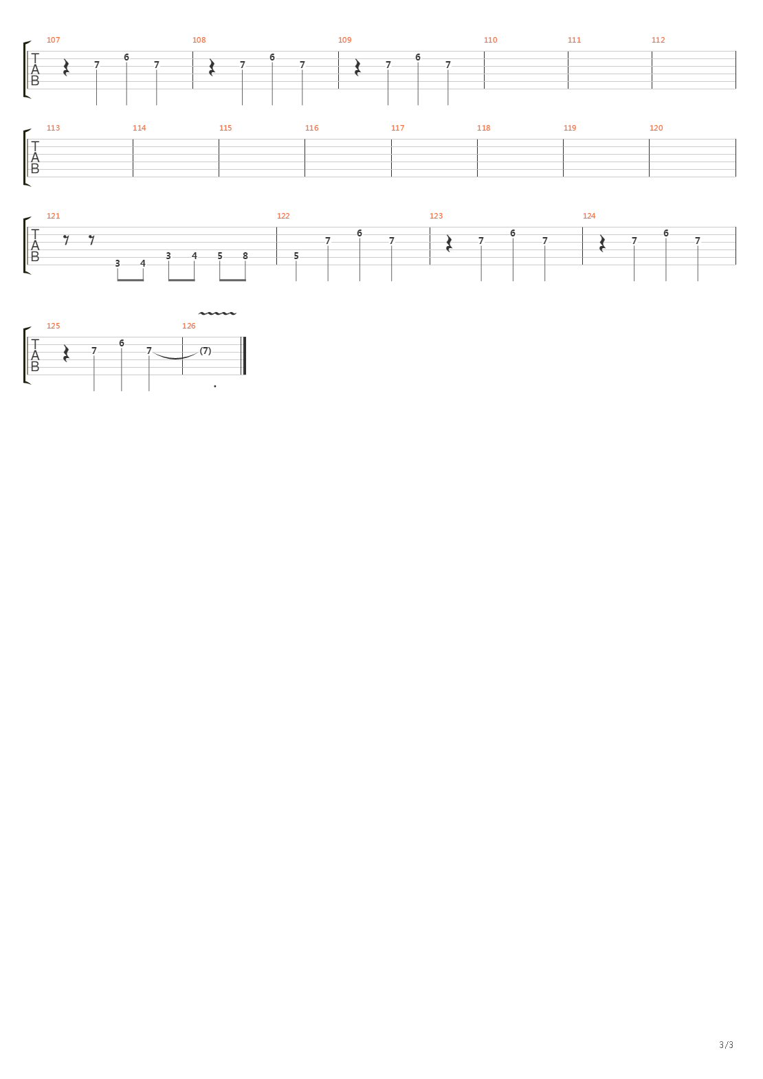 Kaos吉他谱